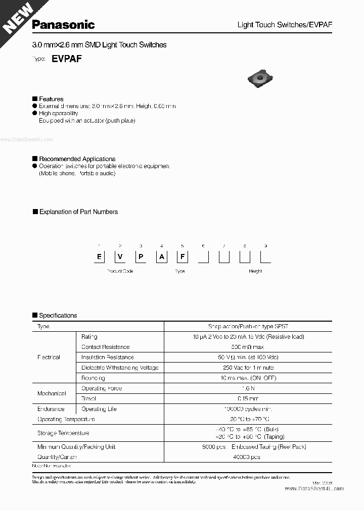 EVPAF_249875.PDF Datasheet