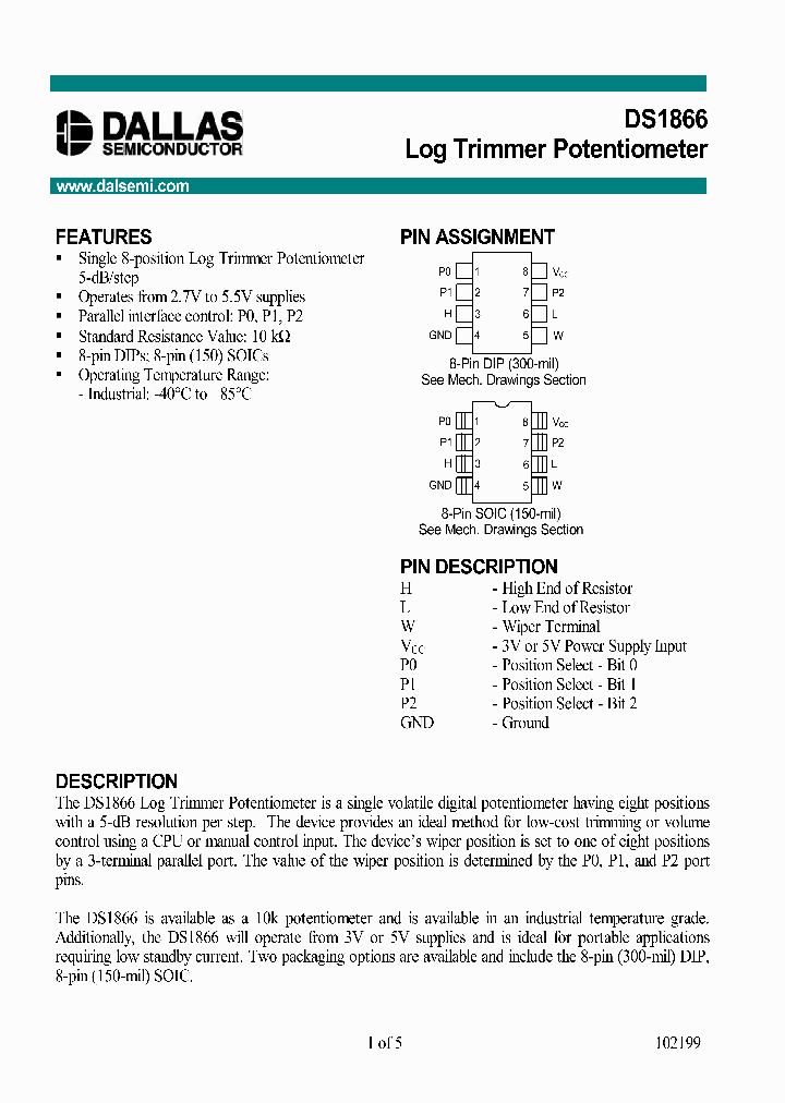 DS1866Z_609344.PDF Datasheet