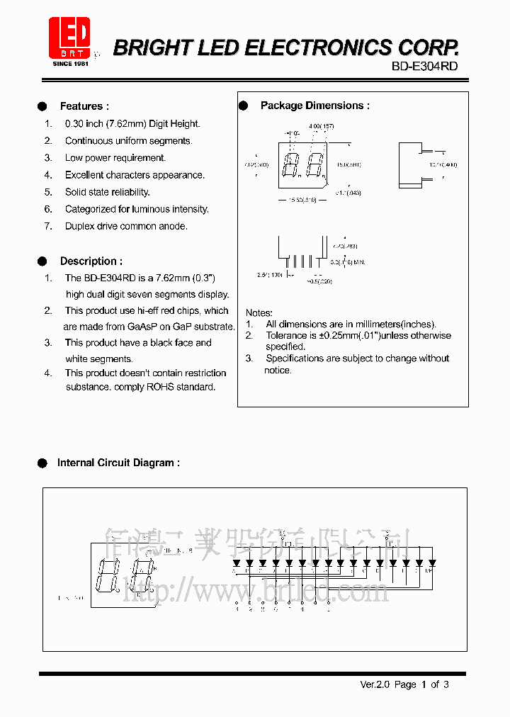 BD-E304RD_615274.PDF Datasheet