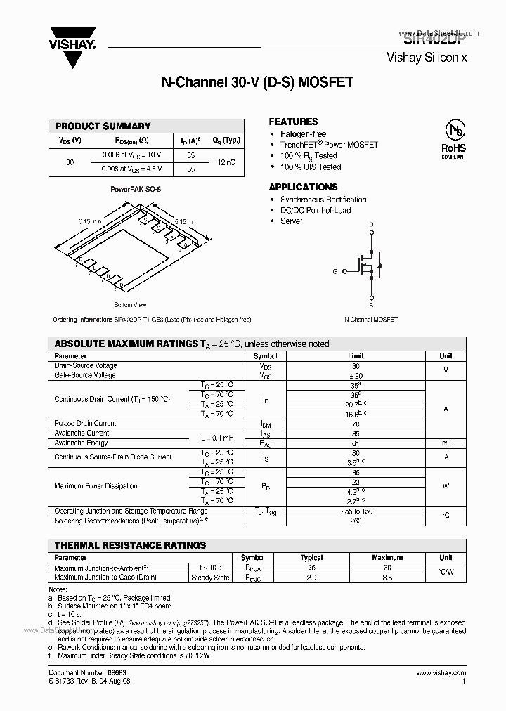 SIR402DP_251481.PDF Datasheet