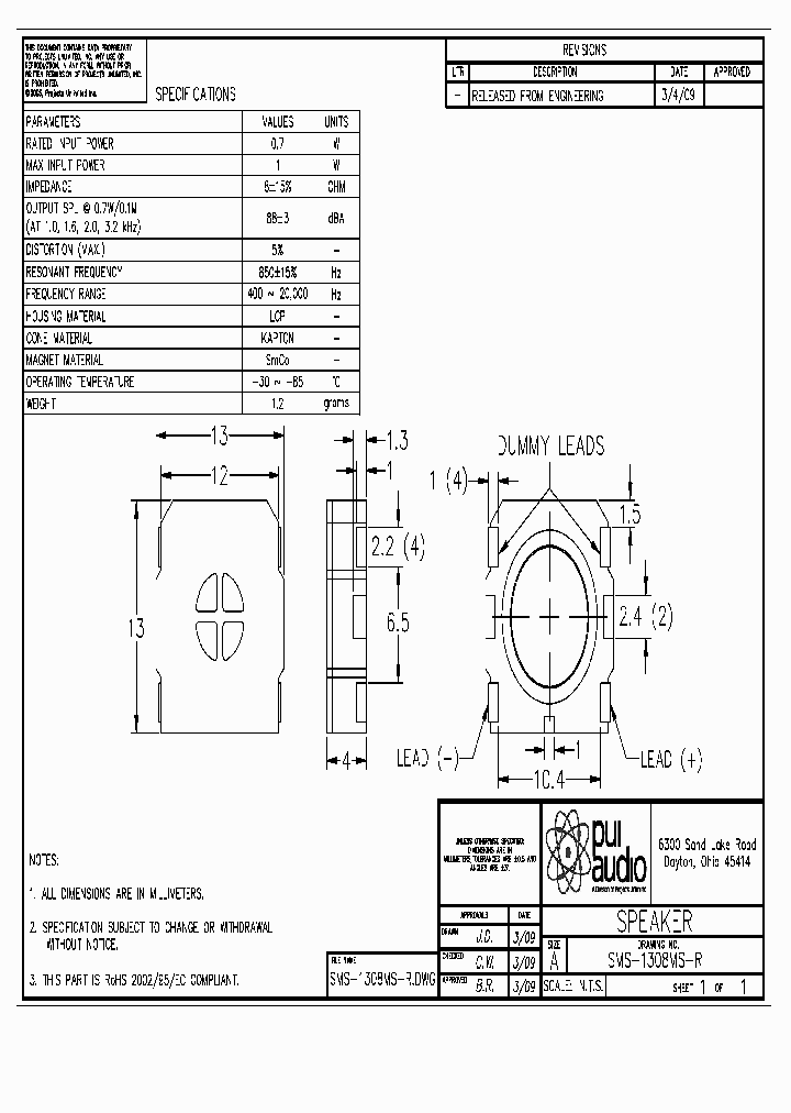 SMS-1308MS-R_618540.PDF Datasheet