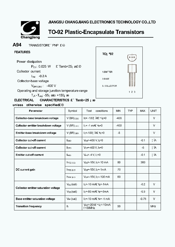 A94-TO-92_353096.PDF Datasheet