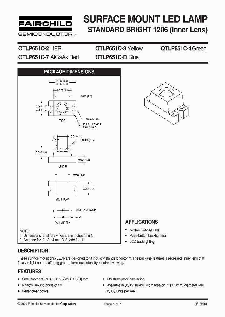 QTLP651C2TR_282057.PDF Datasheet