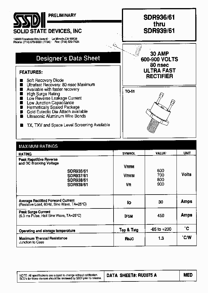 SDR93961_255438.PDF Datasheet