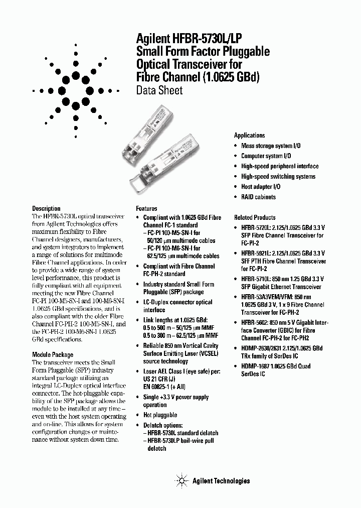 HFBR-5730LP_282914.PDF Datasheet