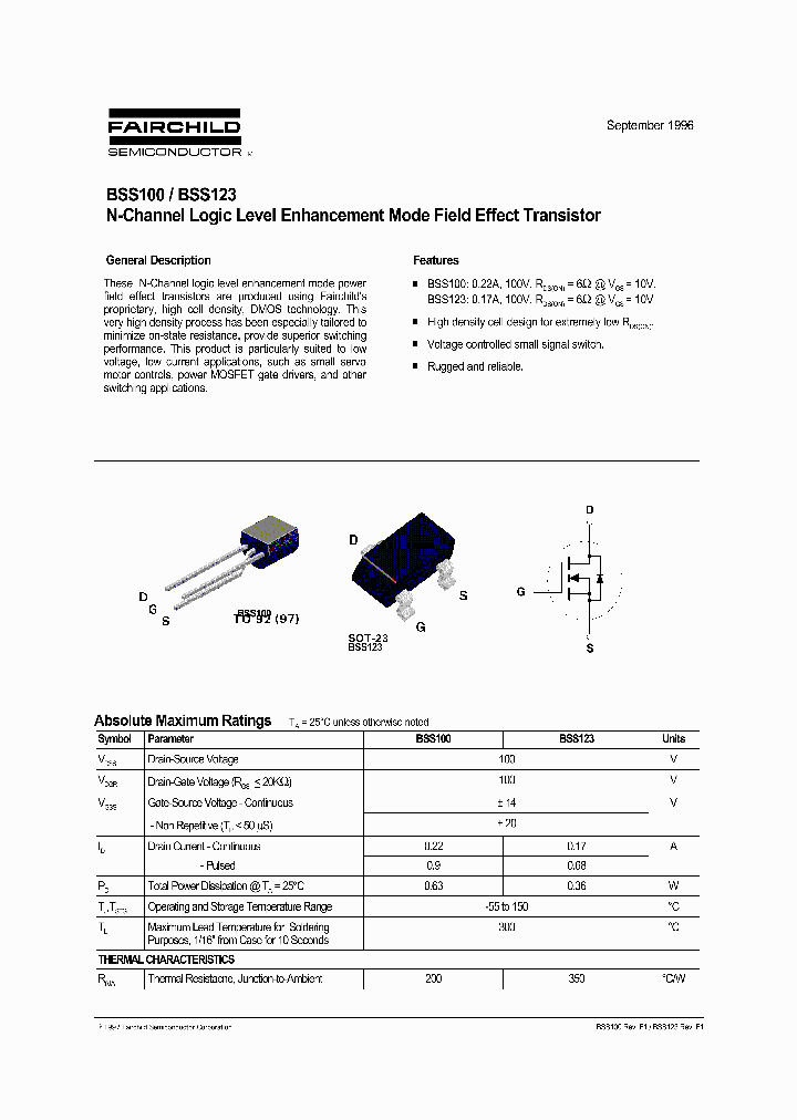 BSS100_631337.PDF Datasheet
