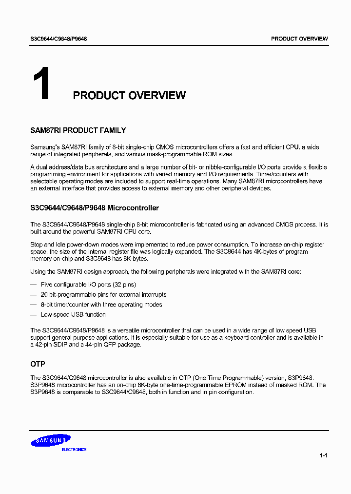 S3C9644_287572.PDF Datasheet