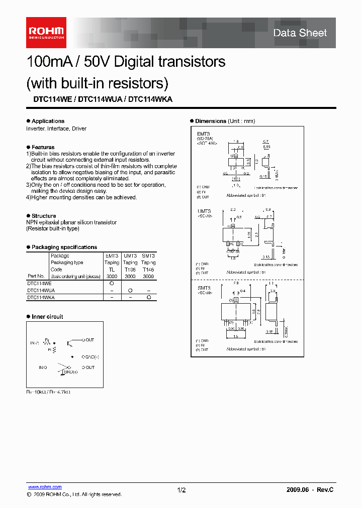 DTC114WE_637148.PDF Datasheet