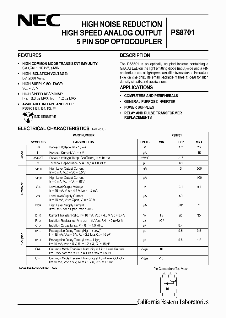 PS8701_362763.PDF Datasheet
