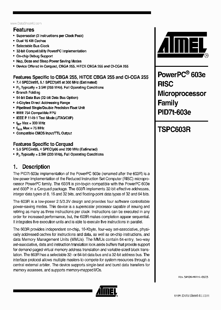 TSXPC603R_277189.PDF Datasheet