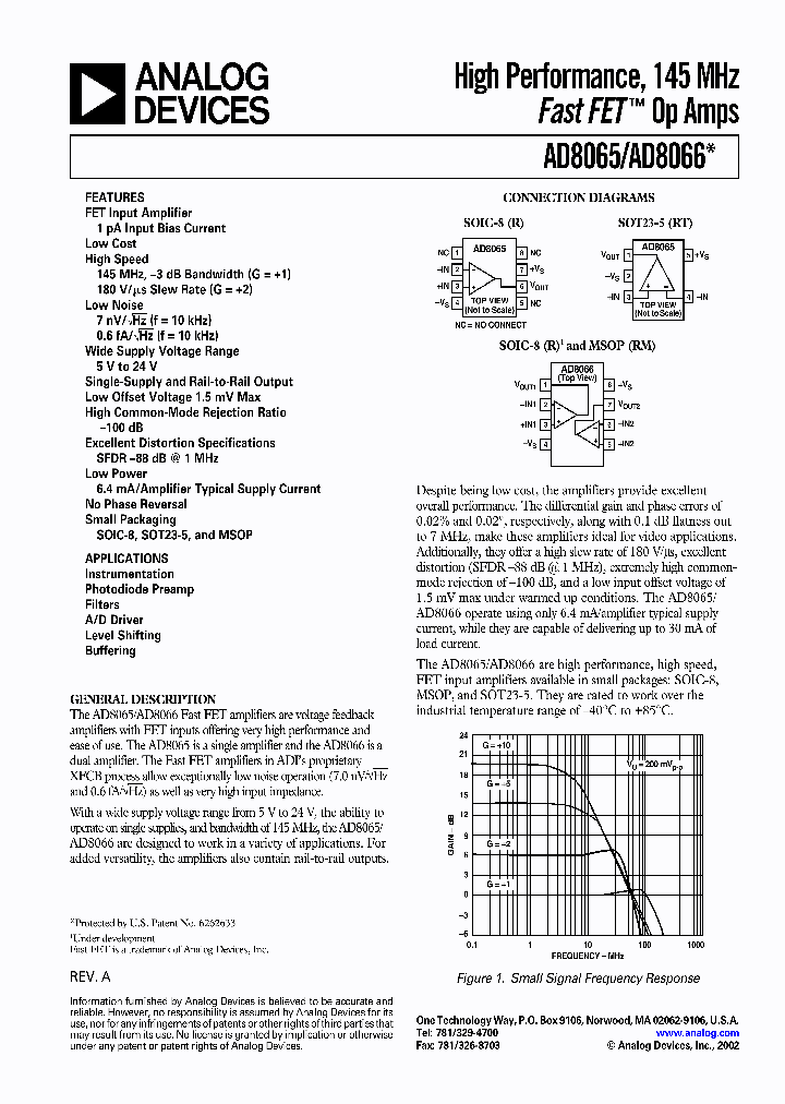 AD8065_291039.PDF Datasheet