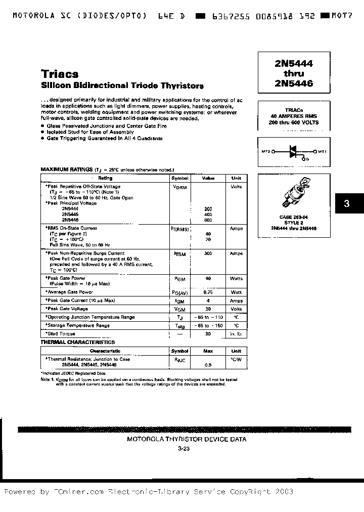 2N5446WITHHARDWARE_364176.PDF Datasheet