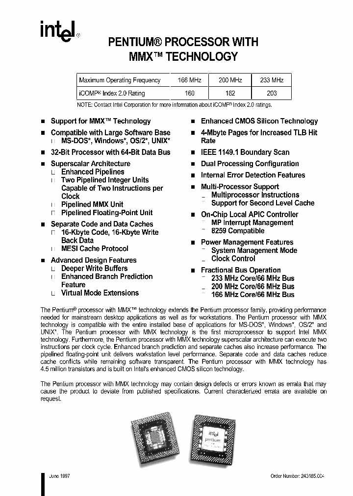 PENTIUMPROCESSORWITHMMX_364183.PDF Datasheet
