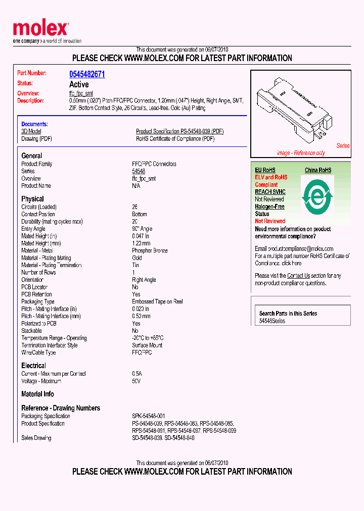 54548-2671_662310.PDF Datasheet