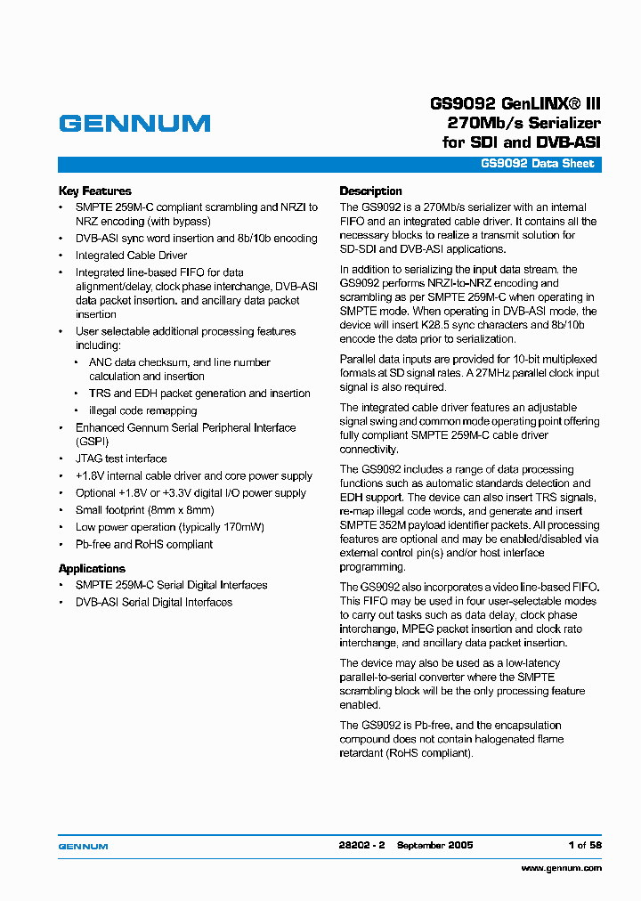 GS9092_370489.PDF Datasheet
