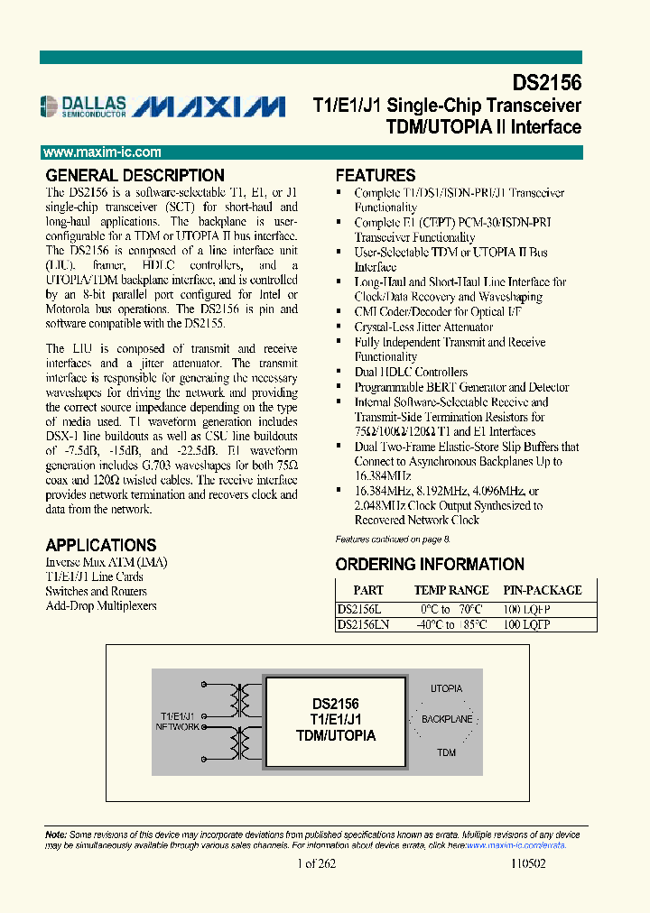 DS2155_370924.PDF Datasheet
