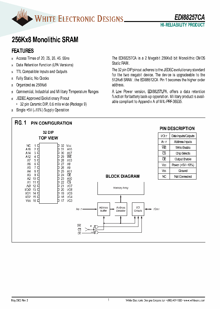 EDI88257CA_371876.PDF Datasheet