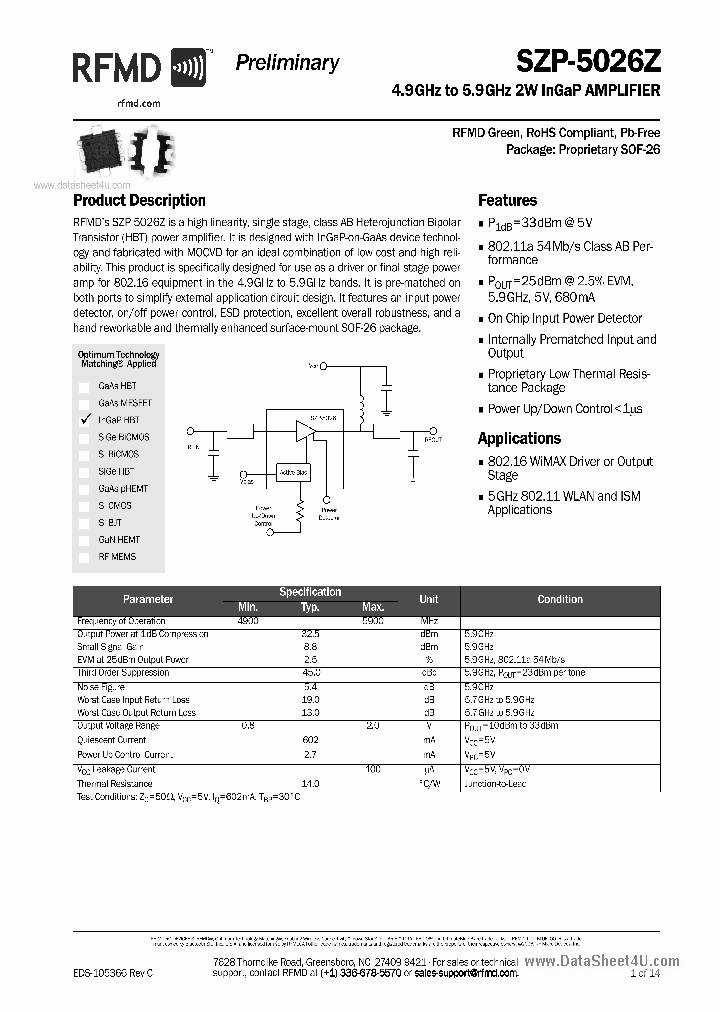 SZP-5026Z_298675.PDF Datasheet