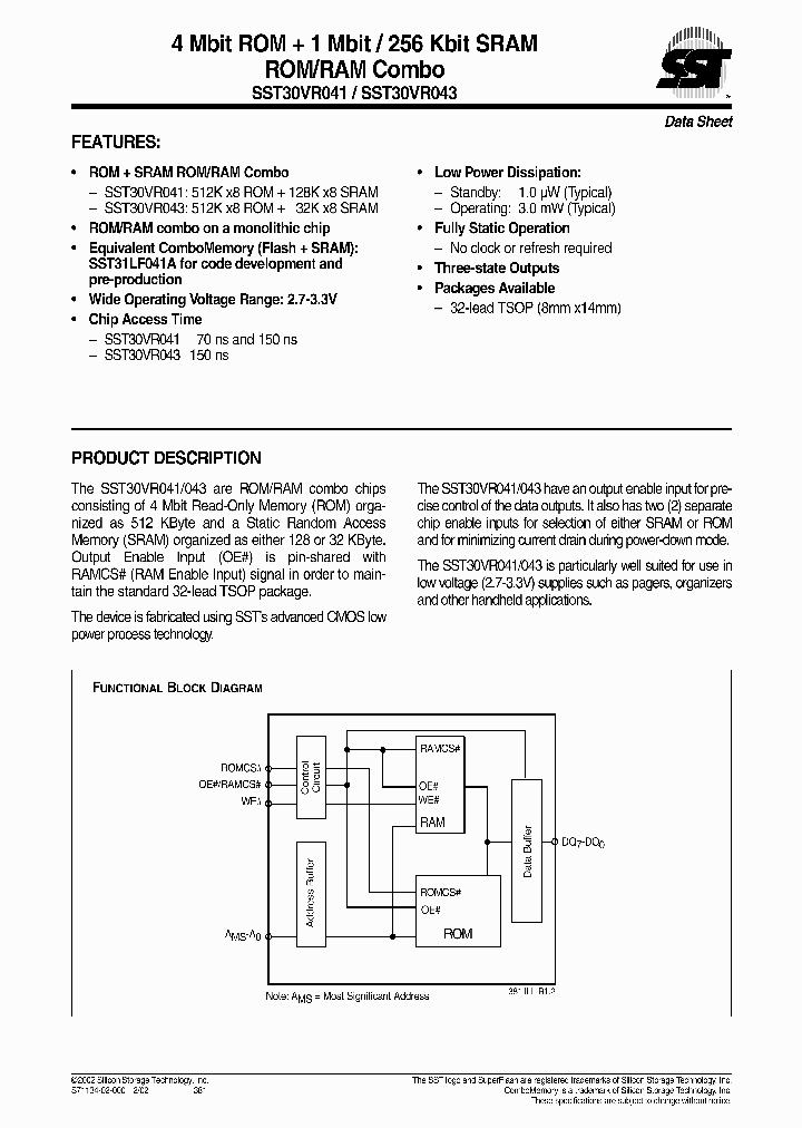 SST30VR043-150-C-WH_373387.PDF Datasheet