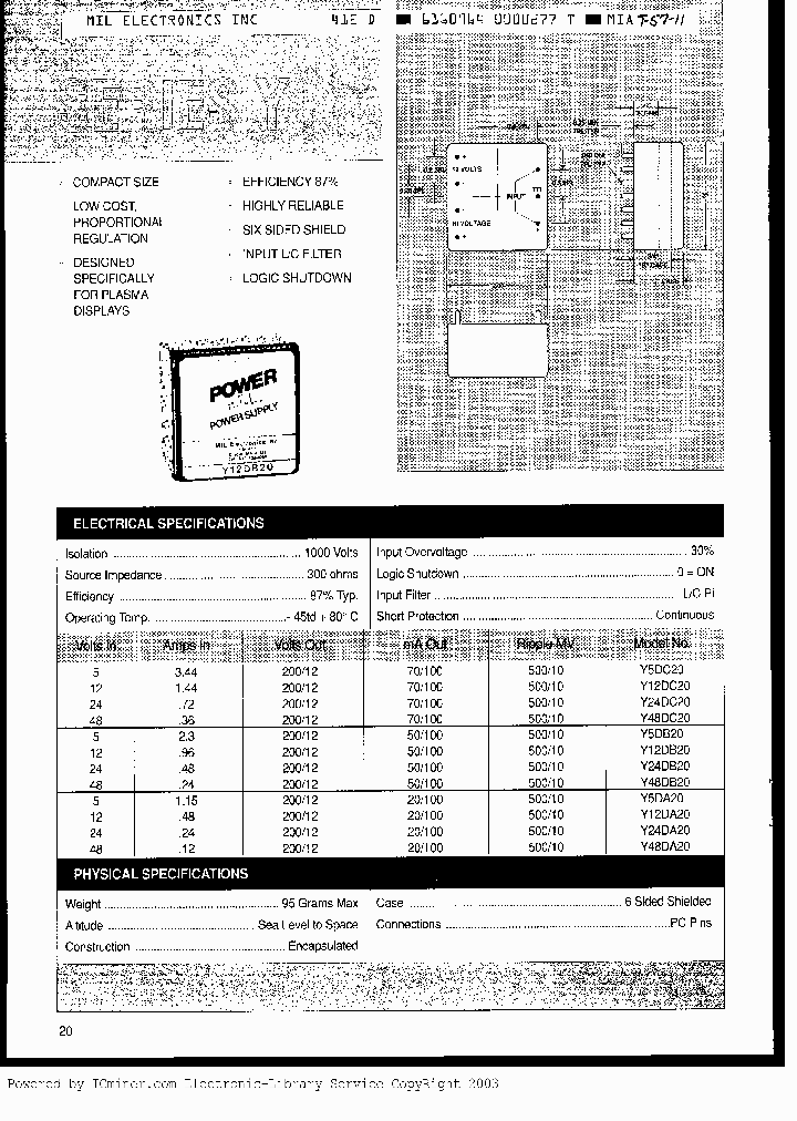 Y5DA20_374099.PDF Datasheet