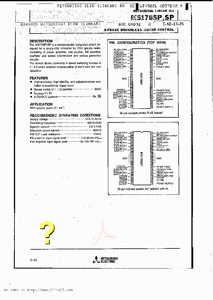 M51785SP_310319.PDF Datasheet