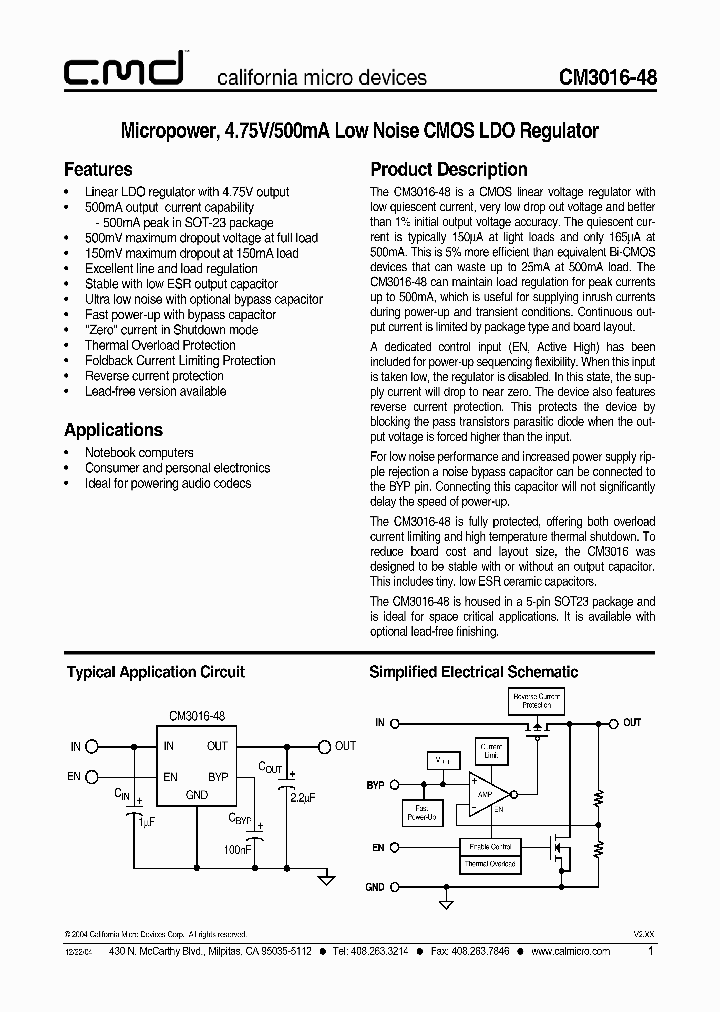 CM3016-48SO_313914.PDF Datasheet
