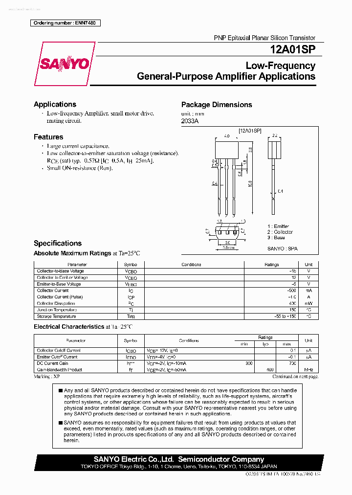 12A01SP_313047.PDF Datasheet