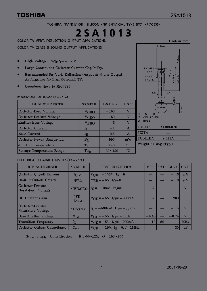 2SA1013_316846.PDF Datasheet