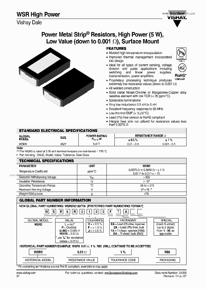 WSR_318136.PDF Datasheet