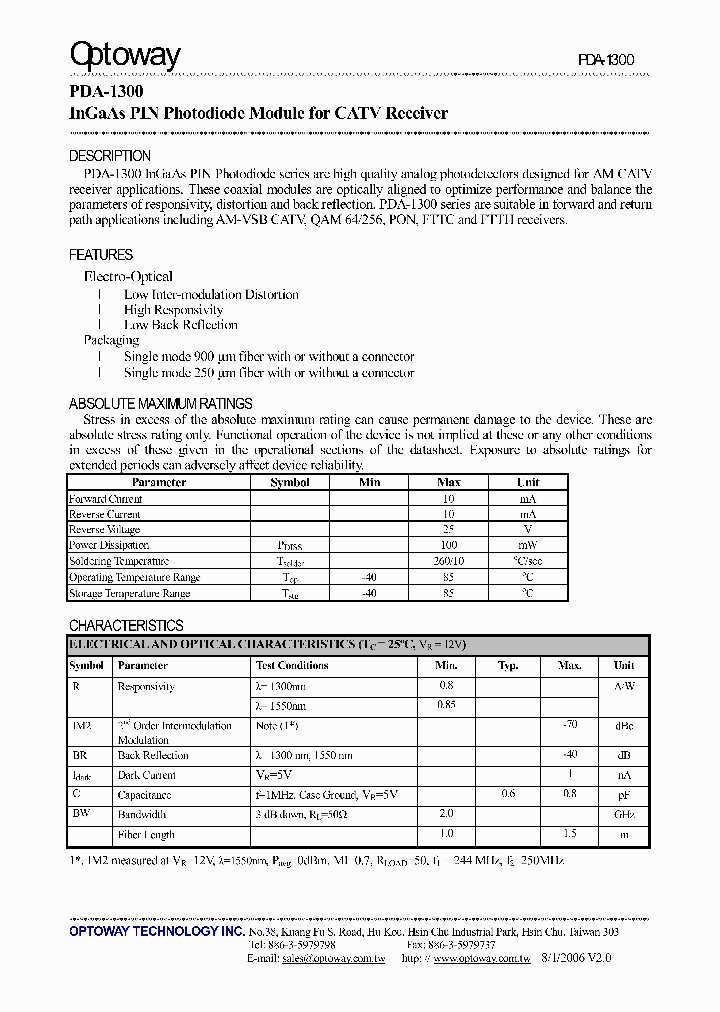 PDA-1300A-XFA_385072.PDF Datasheet