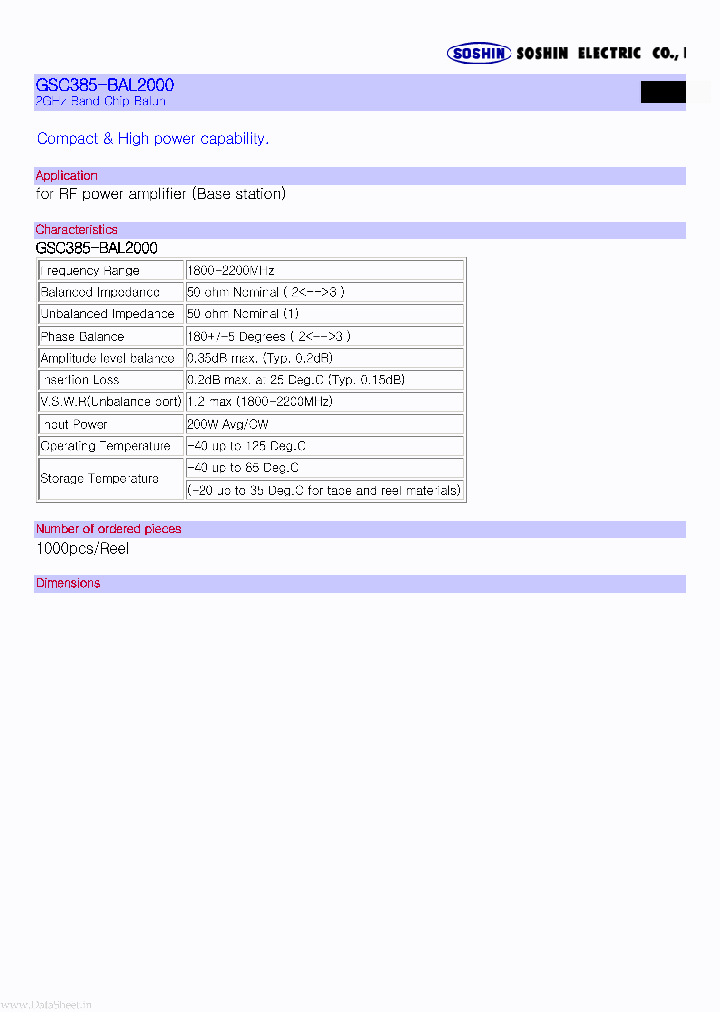 GSC385-BAL2000_319830.PDF Datasheet