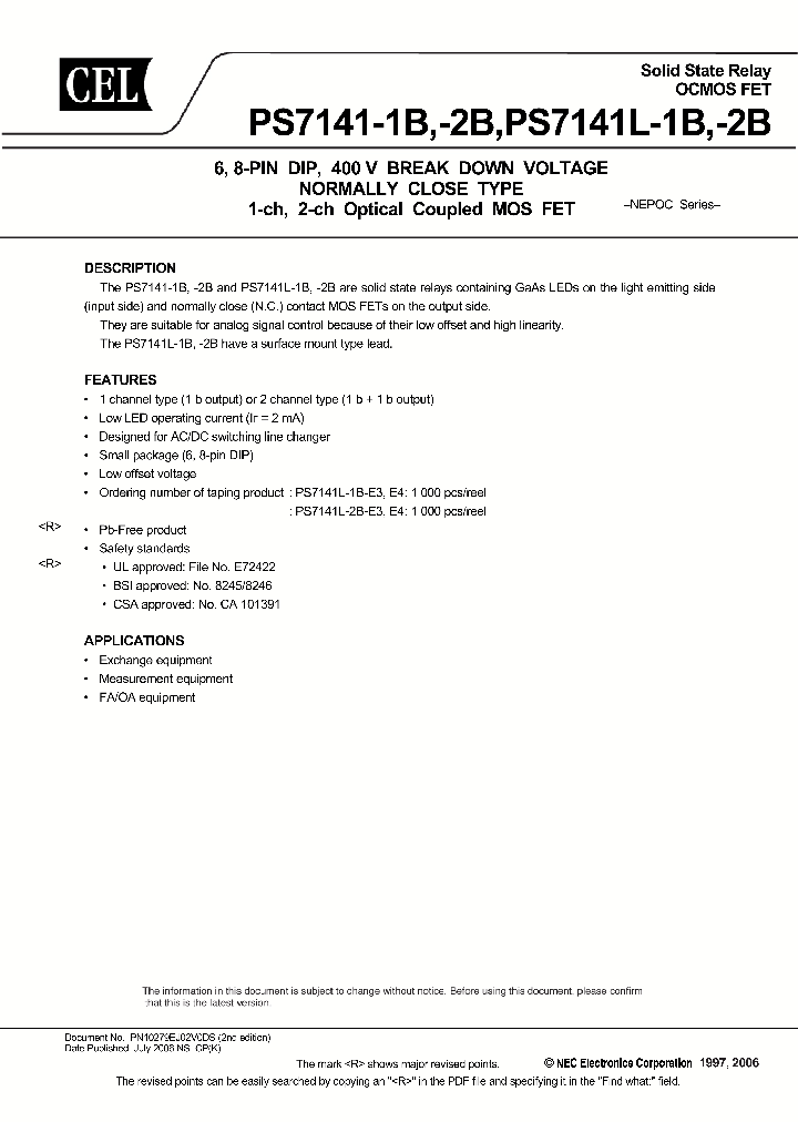PS7141-2B_386794.PDF Datasheet