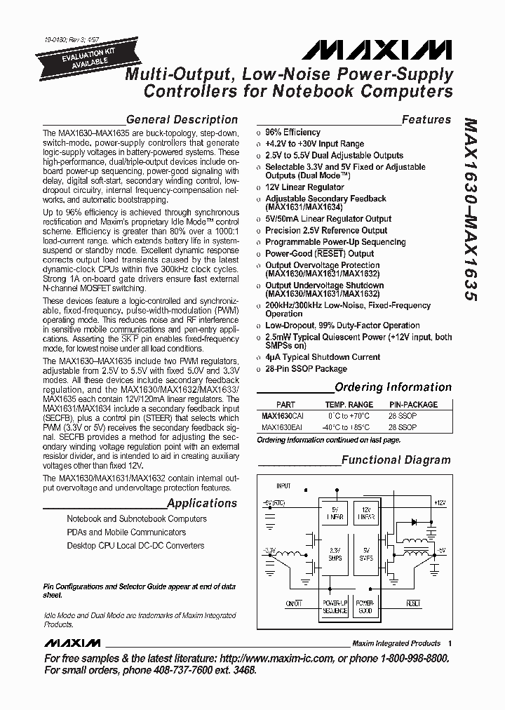 MAX1632EAI_320050.PDF Datasheet