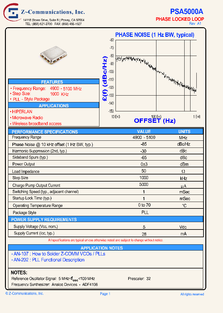 PSA5000A_730018.PDF Datasheet