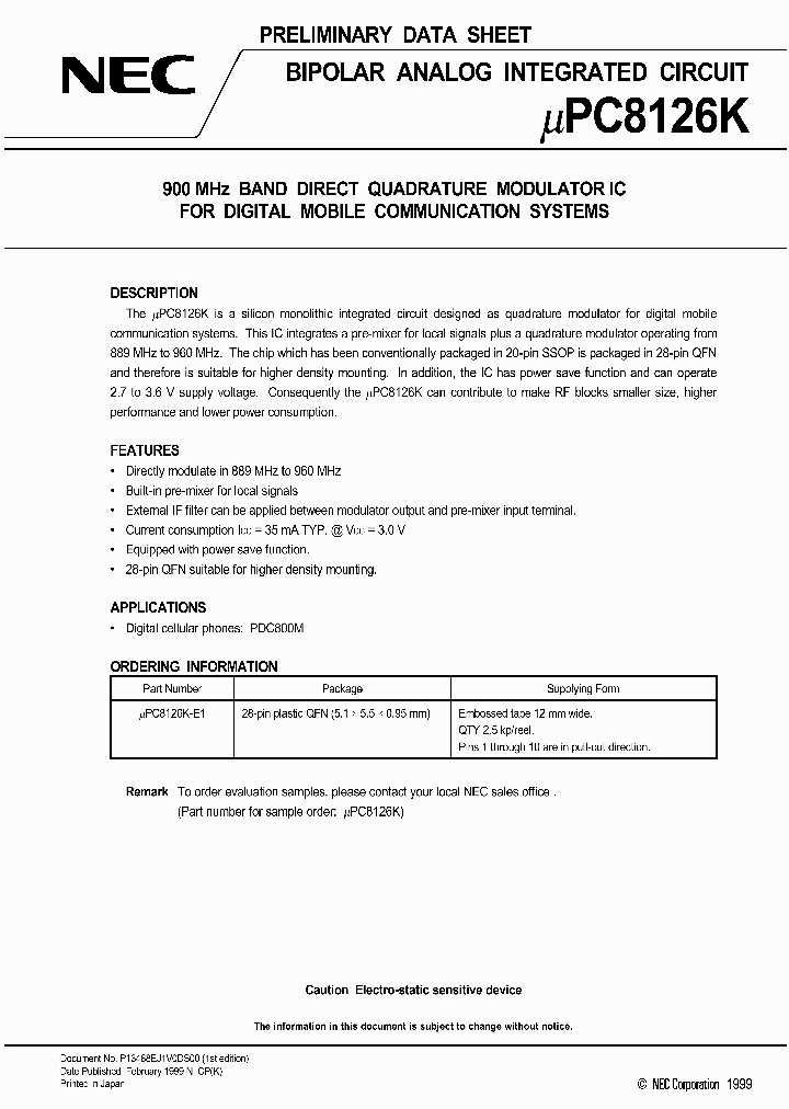 UPC8126K_387679.PDF Datasheet
