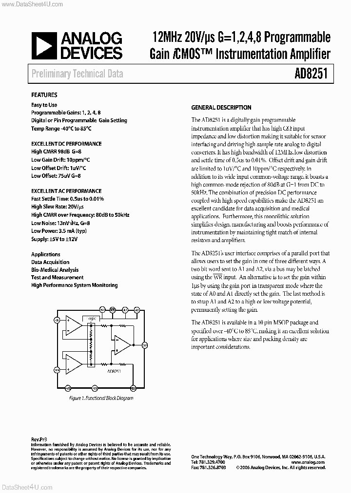 AD8251_332022.PDF Datasheet