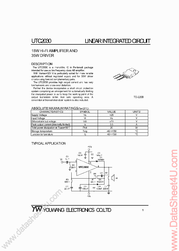 UTC2030_332997.PDF Datasheet