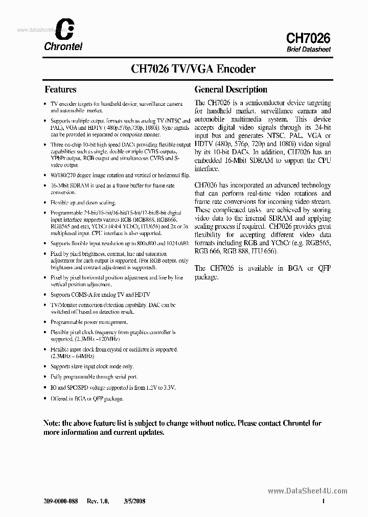 CH7026_348524.PDF Datasheet