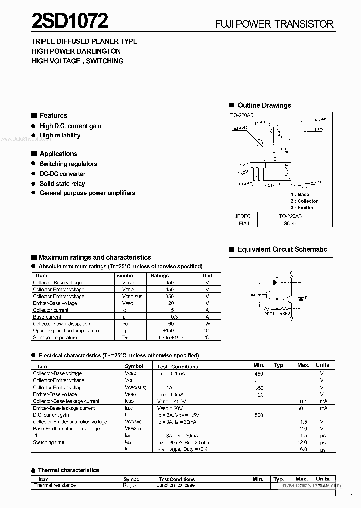 2SD1072_375034.PDF Datasheet