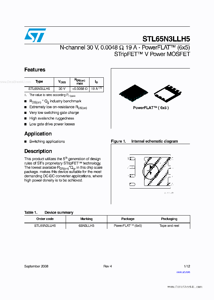 STL65N3LLH5_390363.PDF Datasheet