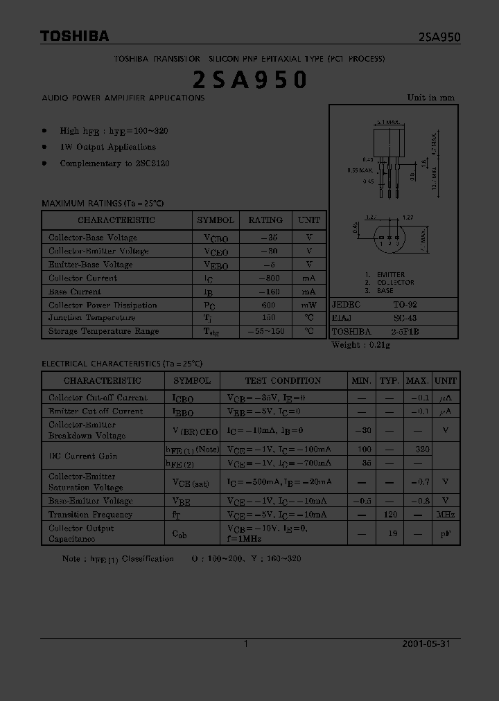 2SA950O_397863.PDF Datasheet