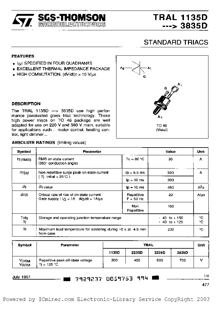 TRAL2235D_402045.PDF Datasheet