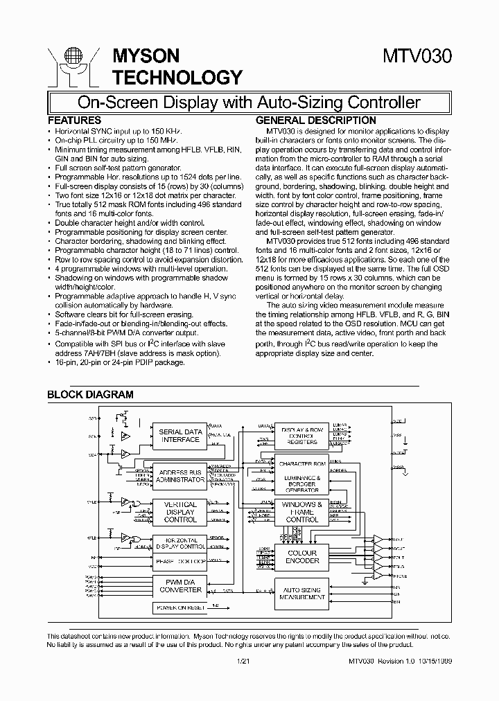 MTV030_400389.PDF Datasheet