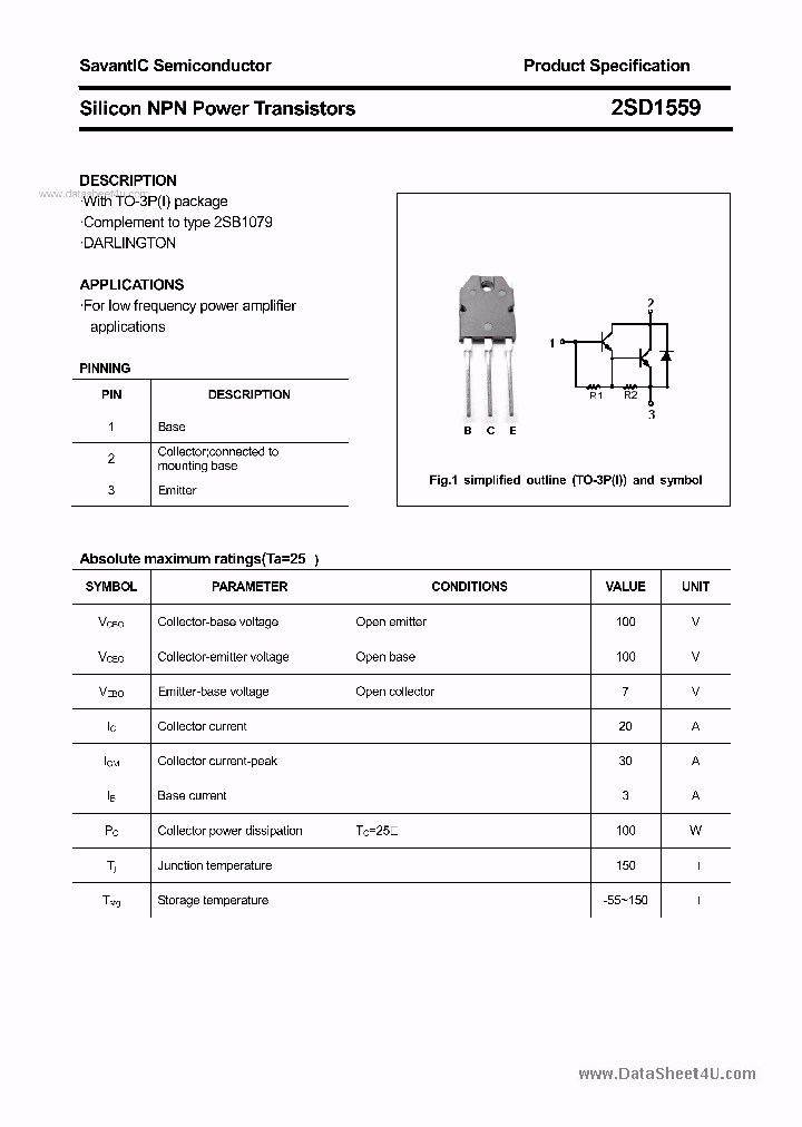 2SD1559_391112.PDF Datasheet