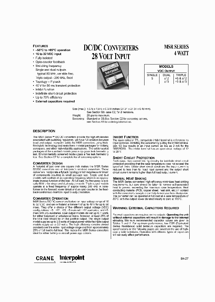 MSR2805SES_410410.PDF Datasheet
