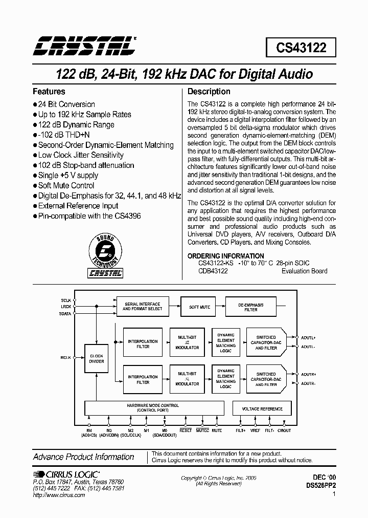 CS43122-KS_411393.PDF Datasheet