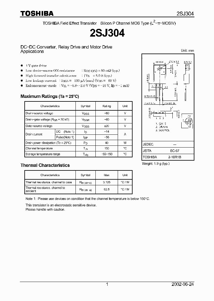 2SJ304_402316.PDF Datasheet