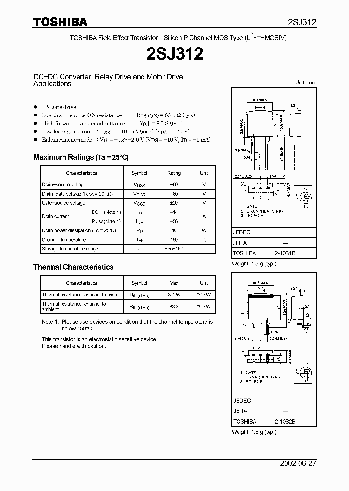 2SJ312_402317.PDF Datasheet