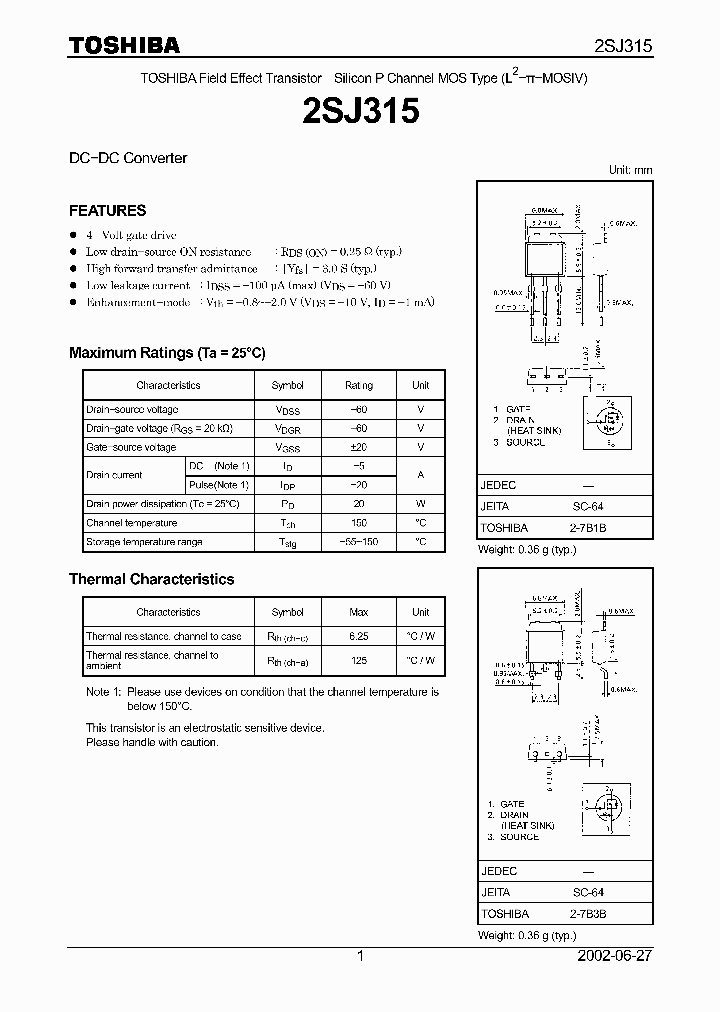 2SJ315_402318.PDF Datasheet