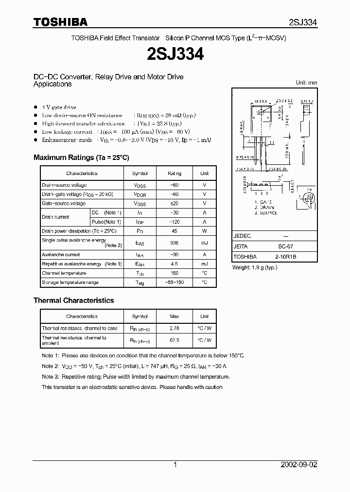 2SJ334_402319.PDF Datasheet